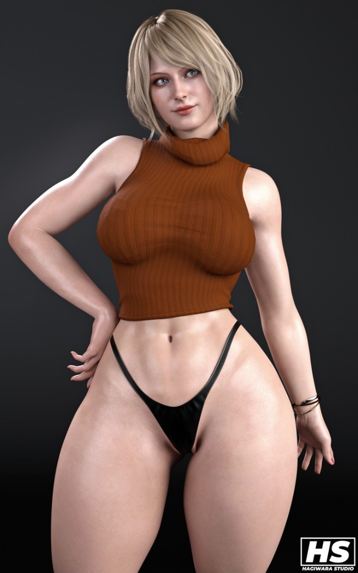 thong, capcom, female, ashley graham (ella freya), resident evil 4 -  R-34.XYZ