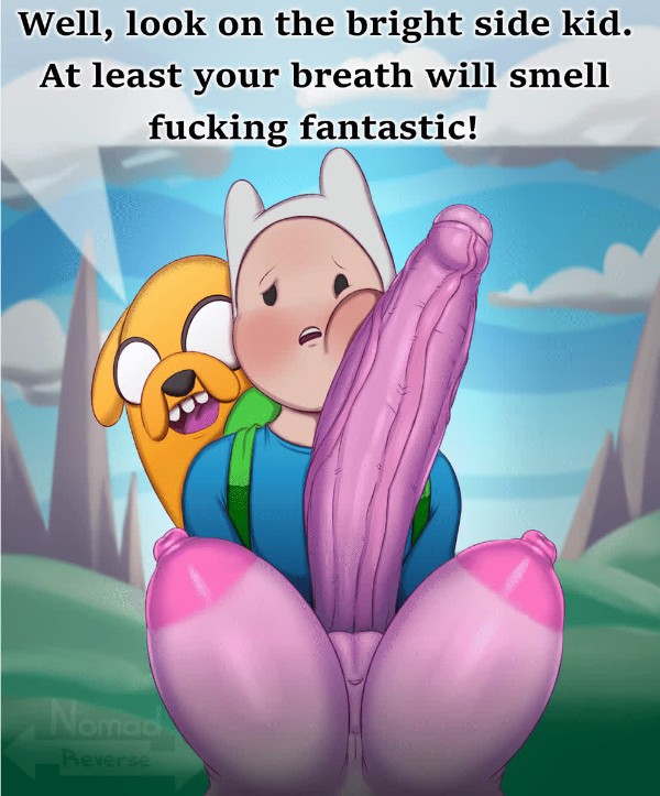 flame princess, slideshow, veiny breasts, cum out nose, text - R-34.XYZ