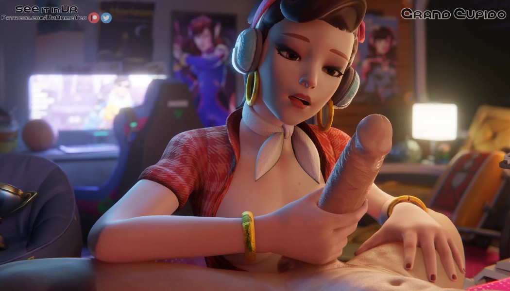 overwatch, d.va, grand cupido, vranimeted, animated - R34 Vault 