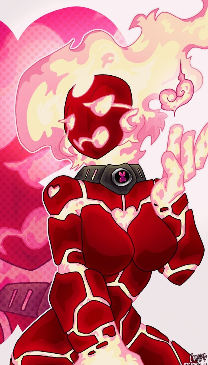ben 10, chaquetrix, heatblast, pyronite, crowller - R34 Vault