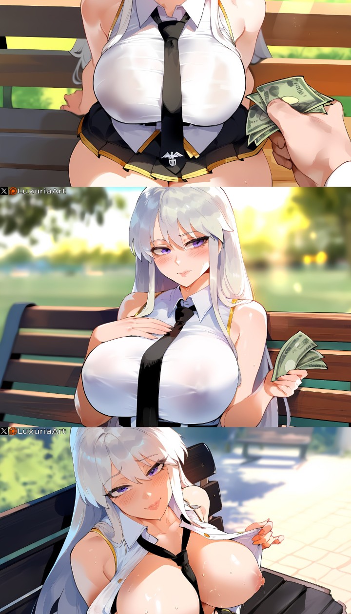 azur lane, enterprise (azur lane), luxuriaart, ai generated, artstyle  imitation - R34 Vault