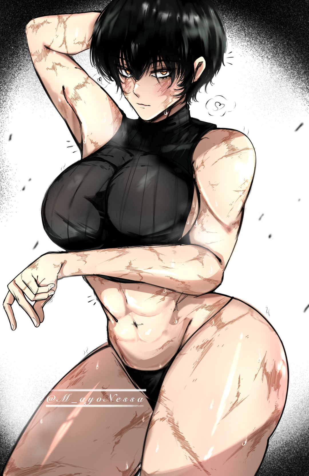 jujutsu kaisen, zenin maki, big ass, big breasts, breasts - R34 Vault