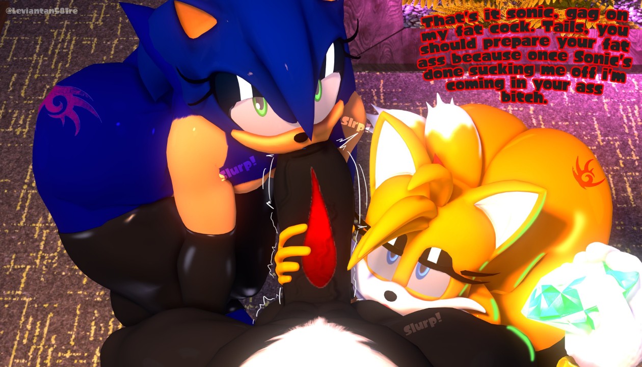 sonic (series), shadow the hedgehog, sonic the hedgehog, tails the fox,  leviantan581re - R34 Vault